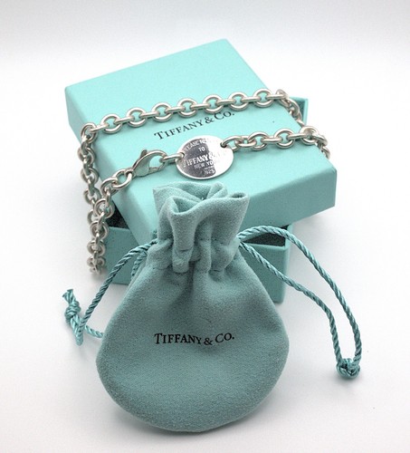 Return tiffany oval tag - return,