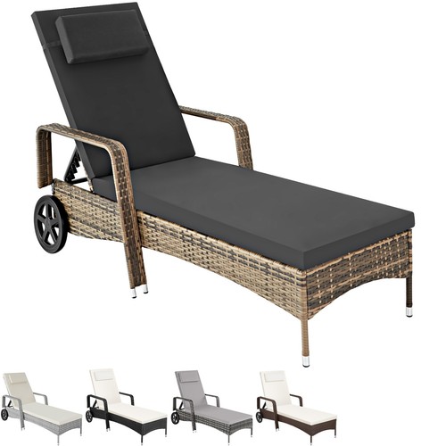 Sun lounger rattan day - sun,