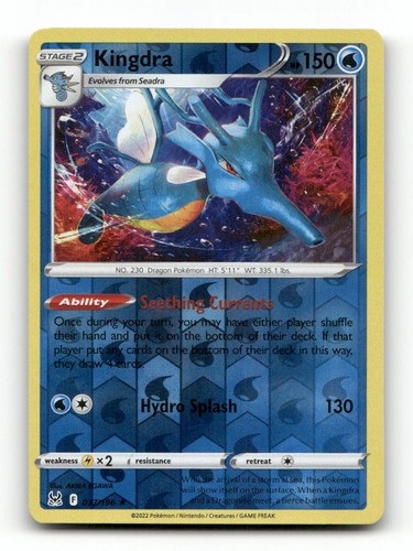 Kingdra 037 196 - rare, lost