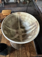 Vintage Studio Pottery Conical Bowl CM Mark - Unidentified.