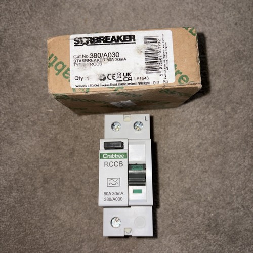 Crabtree starbreaker rcd rccb - crabtree, rcd/rccb