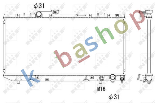 Engine radiator fits - engine,