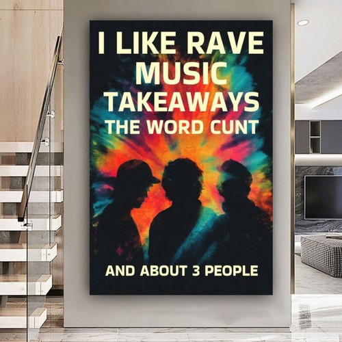 Rave music like - rave, people