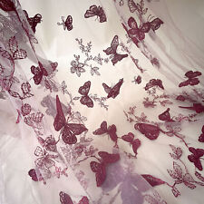3D Butterfly Lace Fabric