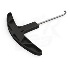 Trampoline Spring Pull Tool with Handle Installation Tool Heavy Duty Black