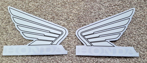 Honda pair white fuel - honda,