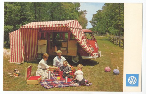 Ca1960 volkswagen camper - ca1960, vw