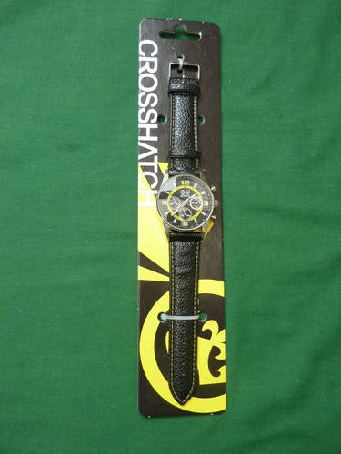 Crosshatch chronograph watch - crosshatch,