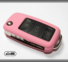 Pink Key Cover For VW SEAT