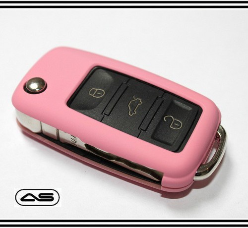 Pink key cover - pink,