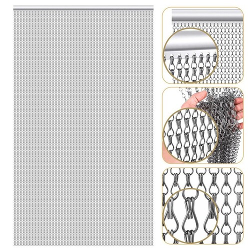 Metal fly screen door - metal,