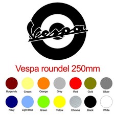 Vespa Roundel Sticker 250mm
