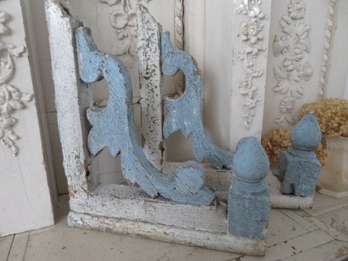 Pair old architectural - architectural, wood