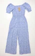 Next Girls Blue Floral Off