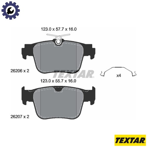 Brake pad set disc - brake,