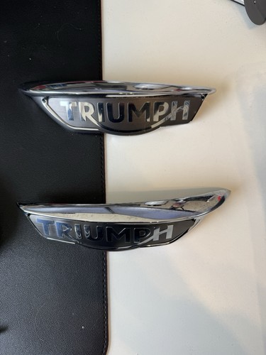 Triumph fuel tank badges - fuel,