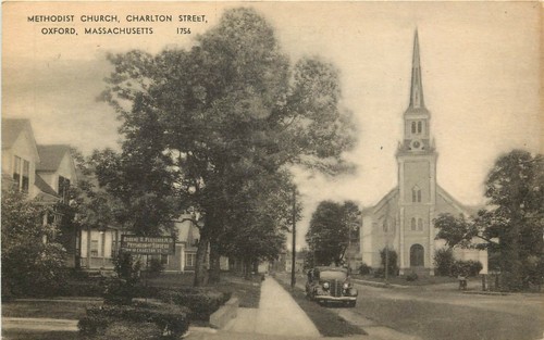 1930s postcard oxford ma - oxford,