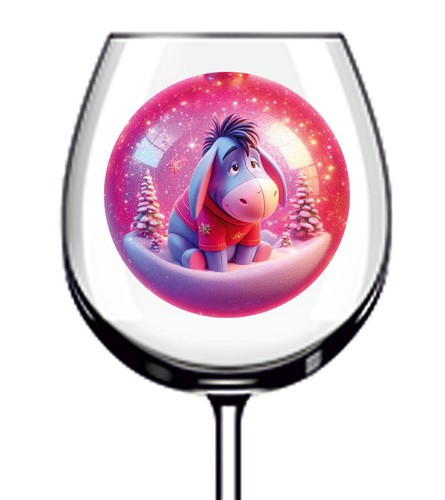 12x colourful christmas eeyore - 12x,