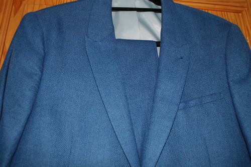 Skinny fit blue suit - skinny,