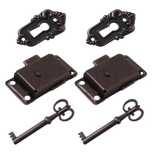 2pcs vintage cabinet locks - 2pcs,