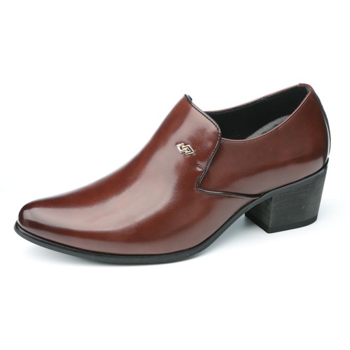Men contrast patent leather - contrast,