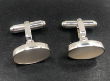 Mother pearl oval cufflinks - mother, of