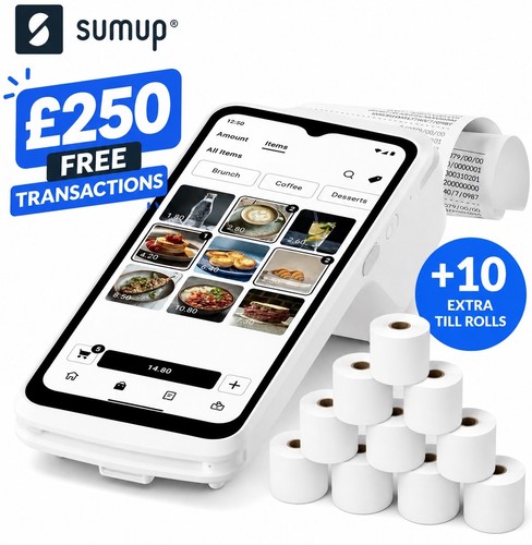 Sumup pos terminal - 10, paper