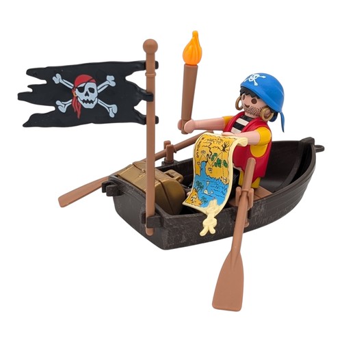 Playmobil pirate figure - , boat