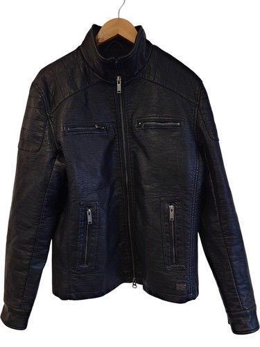 Firetrap black biker - black,