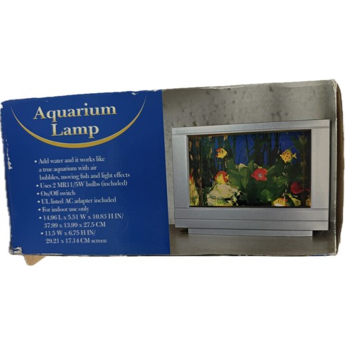 Vintage aquarium bubble lamp - aquarium,