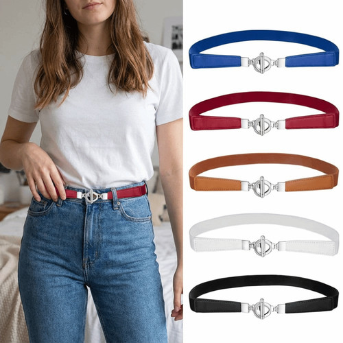 Womens belt elastic stretch - elastic,