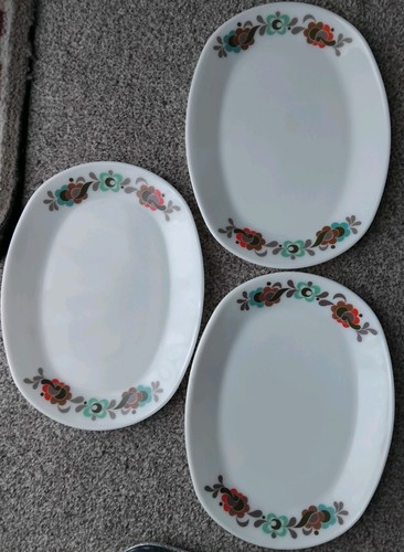 Set retro floral pyrex - set, of
