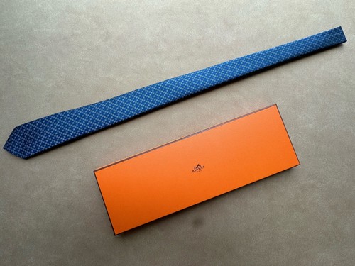 Hermès paris biais blue - h, en
