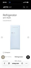 Smeg fab28rpb5uk 244 litres - fab28rpb5uk,