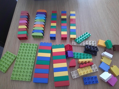 Lego duplo bricks and - duplo, parts