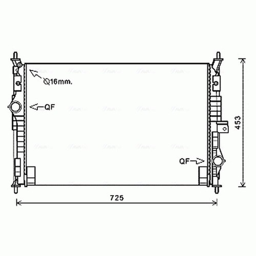 Radiator for citroen berlingo - radiator,