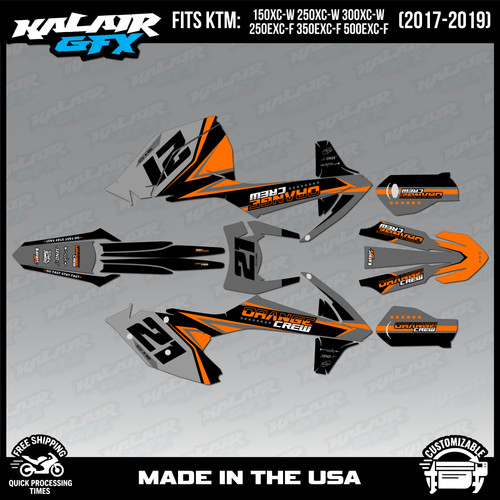 Graphics kit for ktm - graphics,