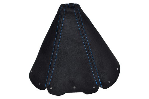 Blue stitch gear gaiter - gear, suede