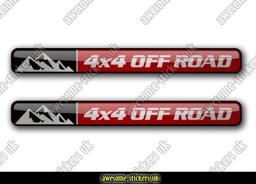 Off road 4x4 stickers - 2,