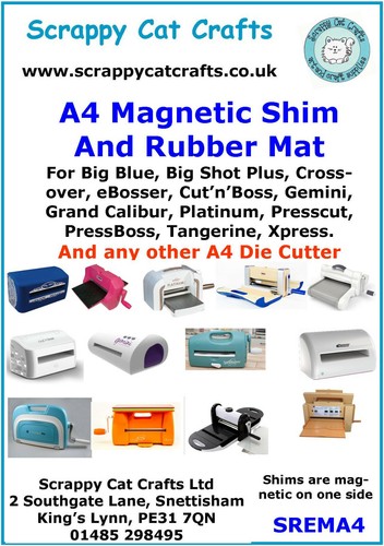 Magnetic mat embossing - &,