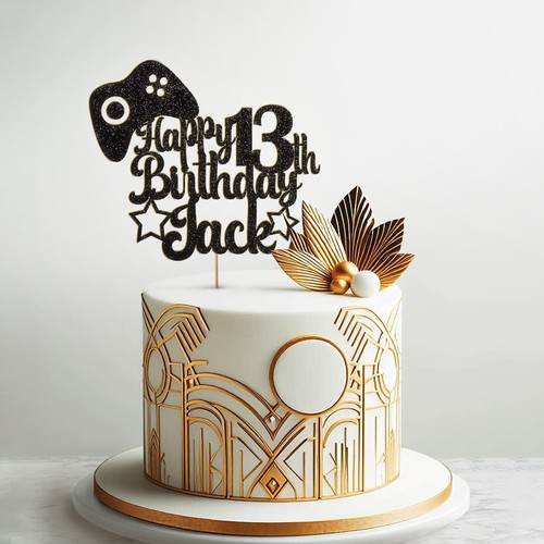 Personalised glitter cake - personalised,