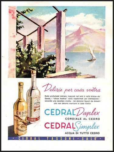 Advertising 1954 cedral - advertising,