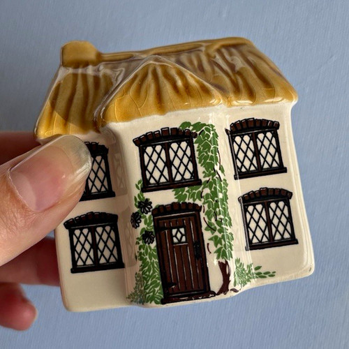 Ceramic cottage house - cottage,