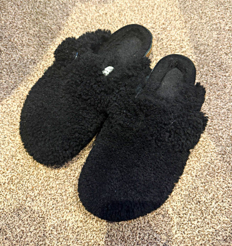 Birkenstock black borg uk5 - borg.,