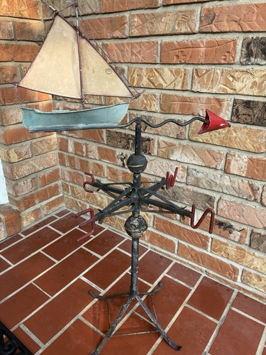 Folk art vintage - vintage, sail