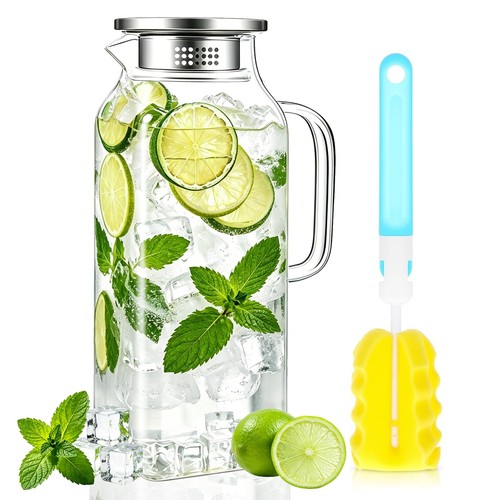 Litrue glass water jug for - glass,