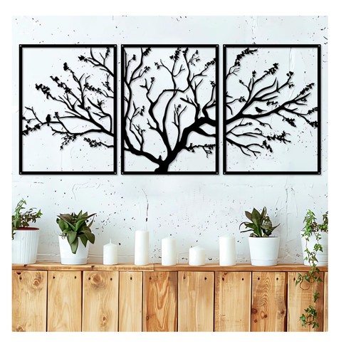 Large tree life metal - life,