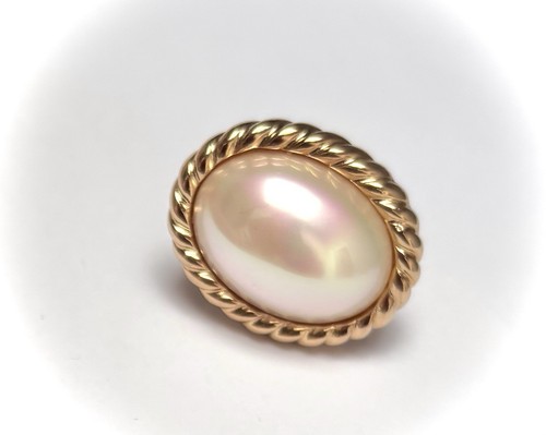 Large christan dior oval pearl - christan,