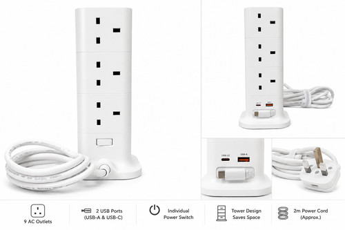 Nergy 65w usb multi socket - nergy, usb-c