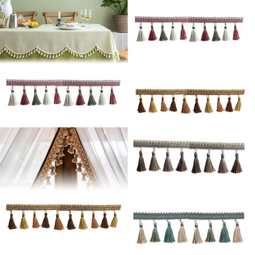 Tassel lace trim long fringe - trim,